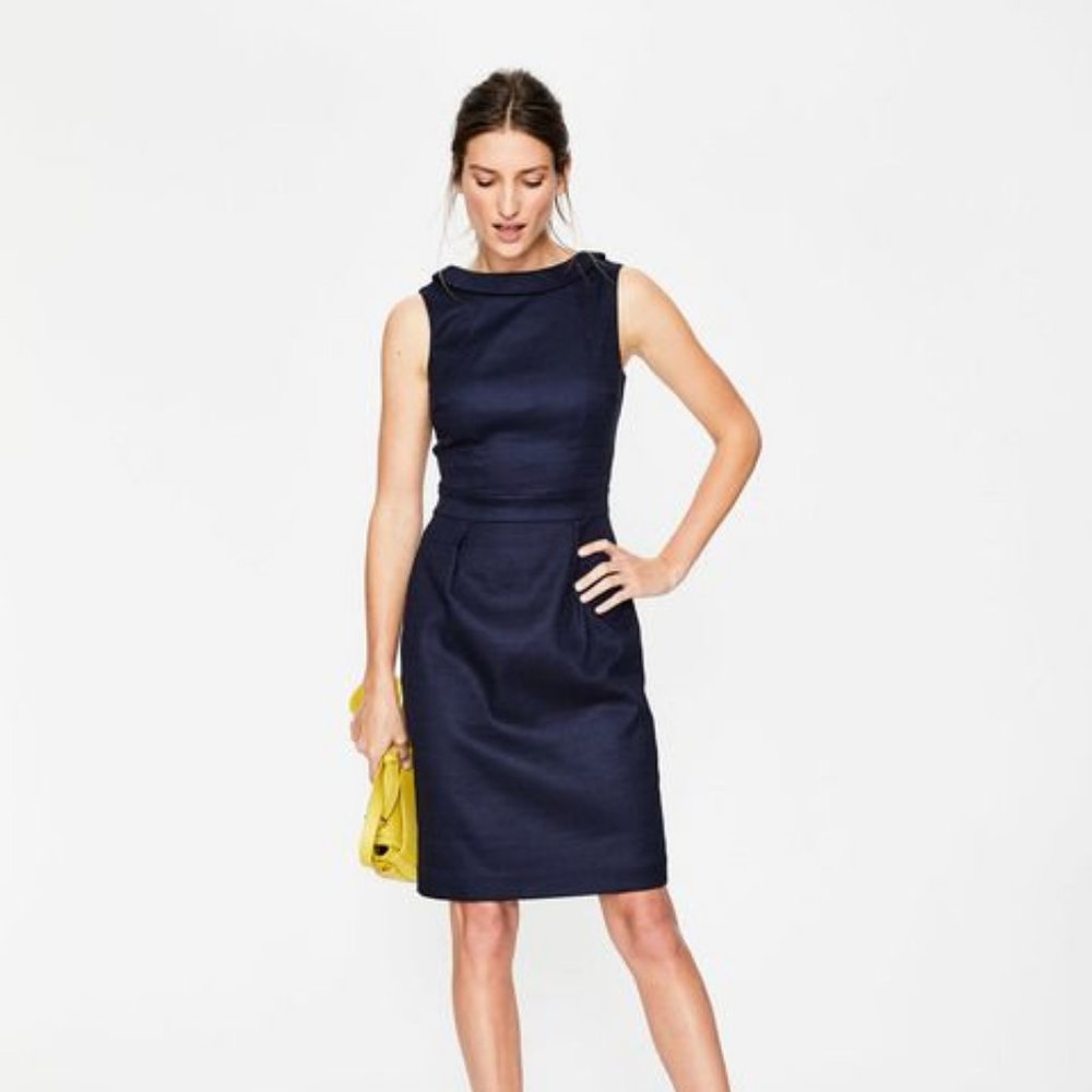 Boden Martha Cocktail Dress Black - Size US4